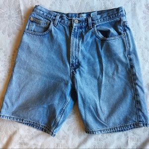 Calvin Klein Mildly Distressed Jean Shorts